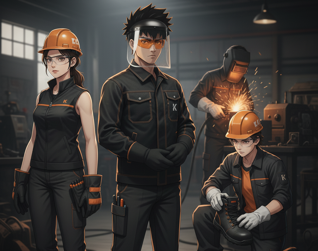 Industrial safety gloves by Kalika Industries