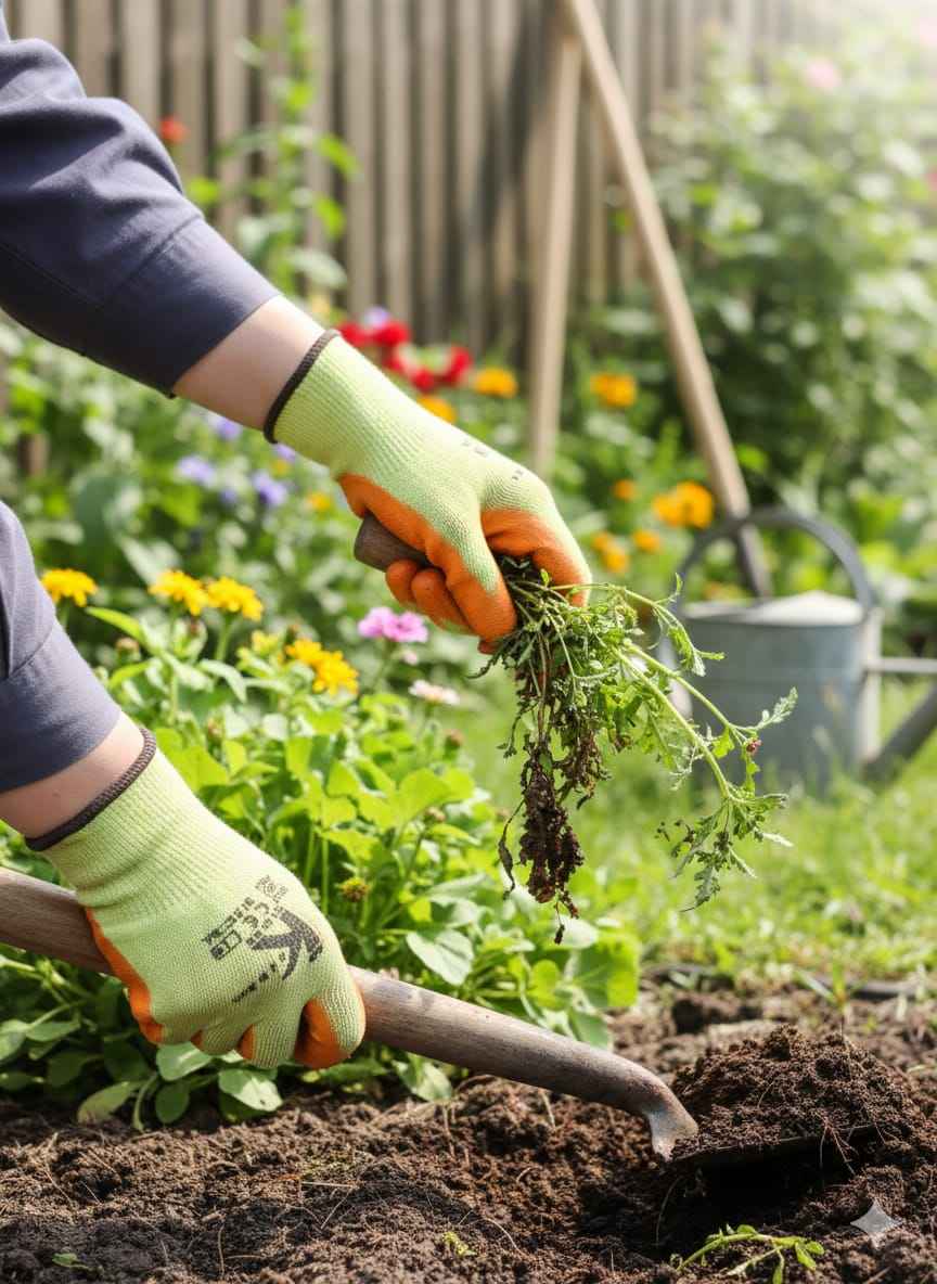 Cotton Latex Wrinkled Coated Gloves